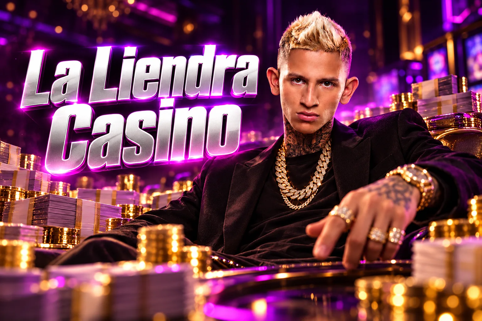 Banner de La Liendra Casino con el bono de hasta $4.000.000 COP y 70 giros gratis